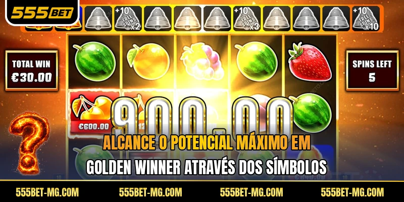 Alcance O potencial máximo em Golden Winner através dos símbolos