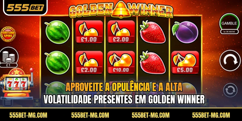 Aproveite a opulência e a alta volatilidade presentes em Golden Winner