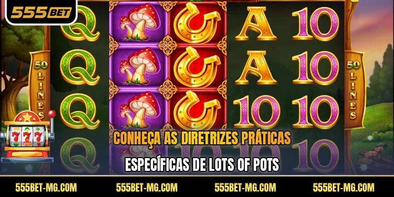 Conheça as diretrizes práticas específicas de Lots of Pots