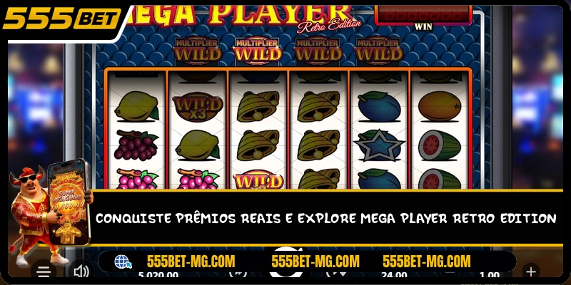 Conquiste prêmios reais e explore Mega Player Retro Edition