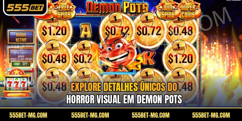 Explore detalhes únicos do horror visual em Demon Pots