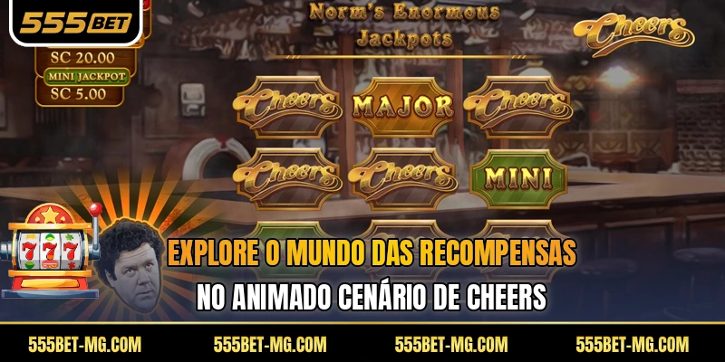 Explore o mundo das recompensas no animado cenário de Cheers