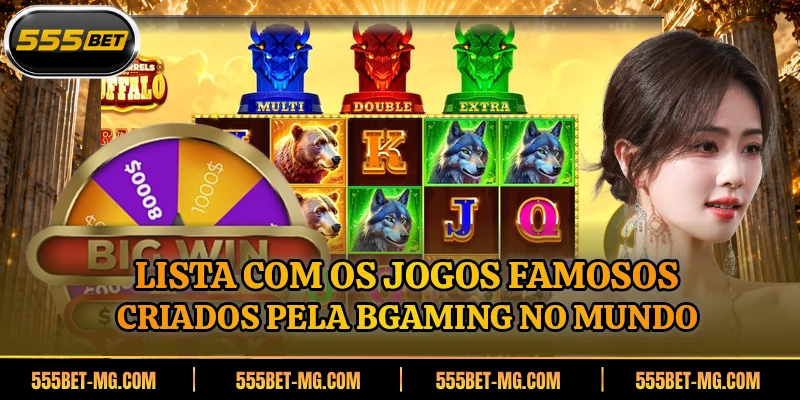 Lista com os jogos famosos criados pela BGaming no mundo
